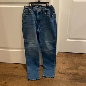 Old Navy blue jeans Taper fit size 14